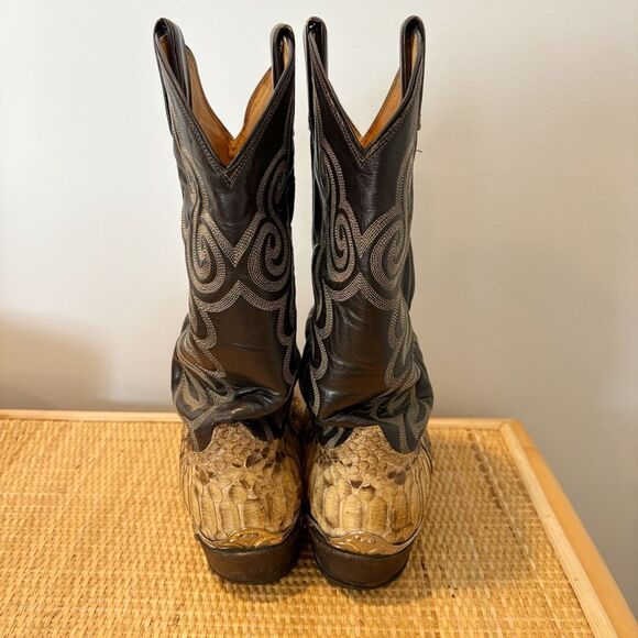 Tony Lama Men’s Size 9.5 EE Snakeskin Boots 8114 - Picture 5 of 9